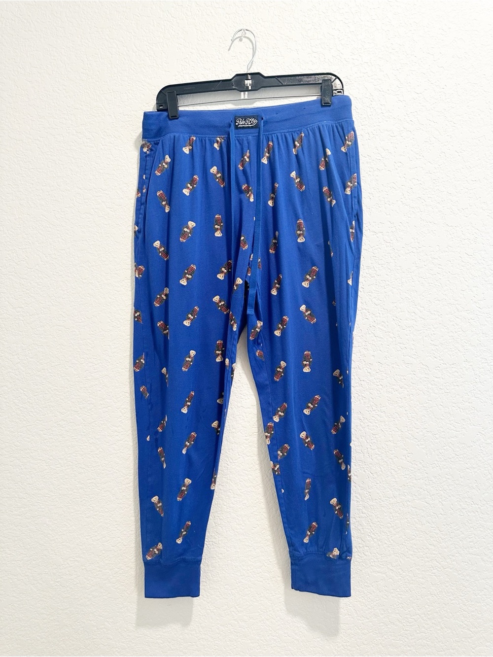 Polo by Ralph Lauren Royal Blue Novelty Print Joggers